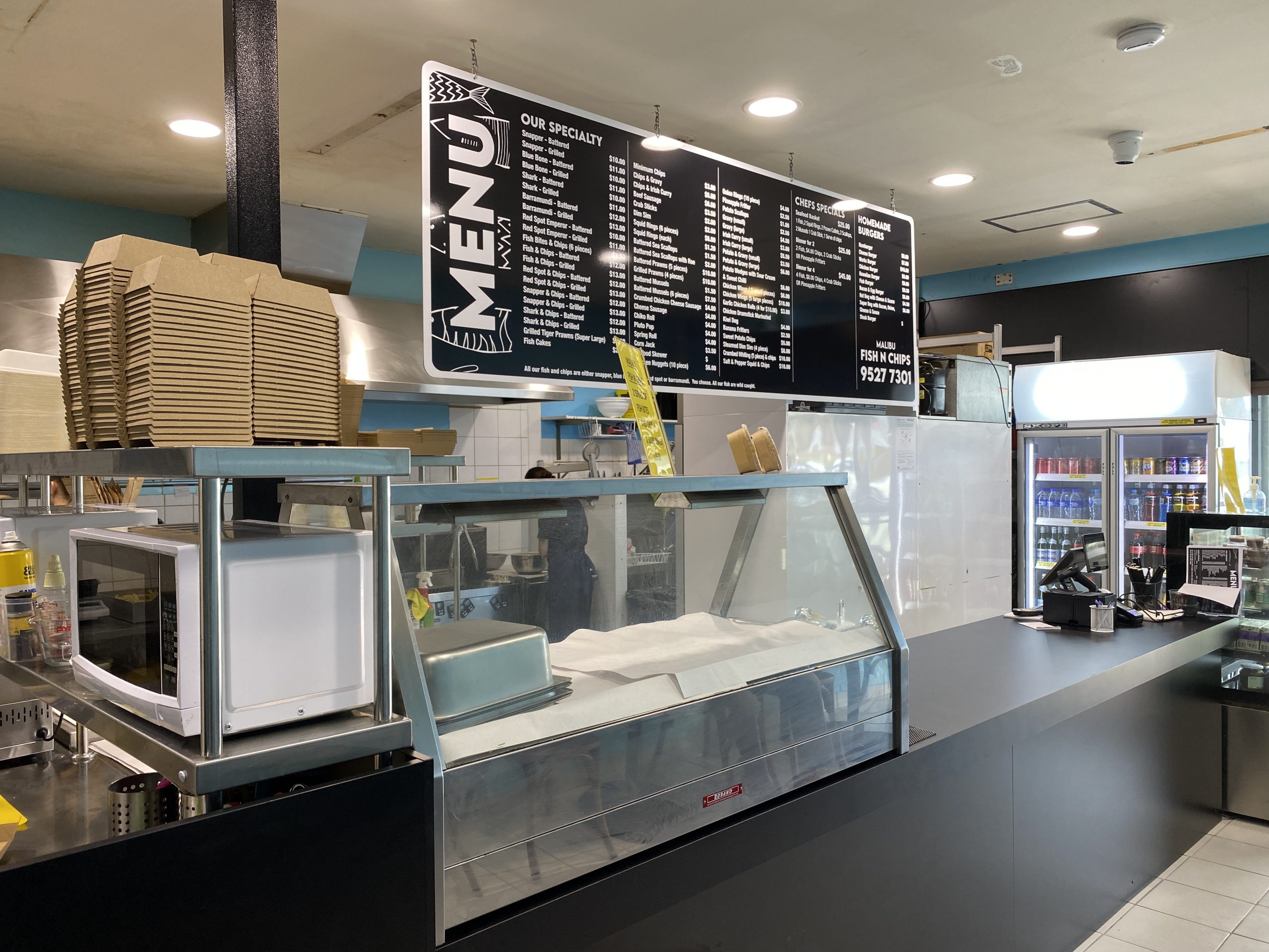 Malibu Fish n Chips - New Store Layout